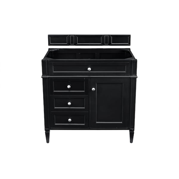 James Martin Vanities Brittany 36in Single Vanity Cabinet, Black Onyx 650-V36-BKO - main